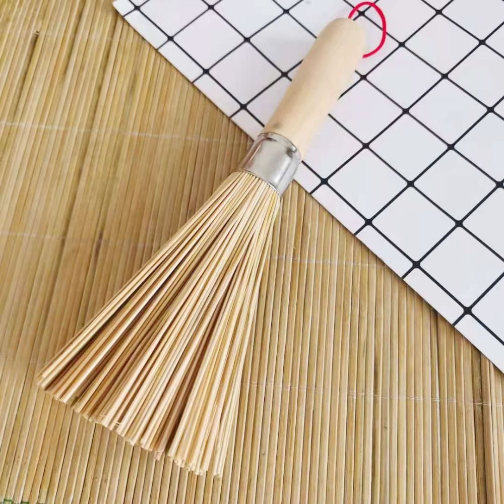 Dish Brush Bamboo - Geleneksel Doğal Bambu Dayanıklı Wok Fırçası