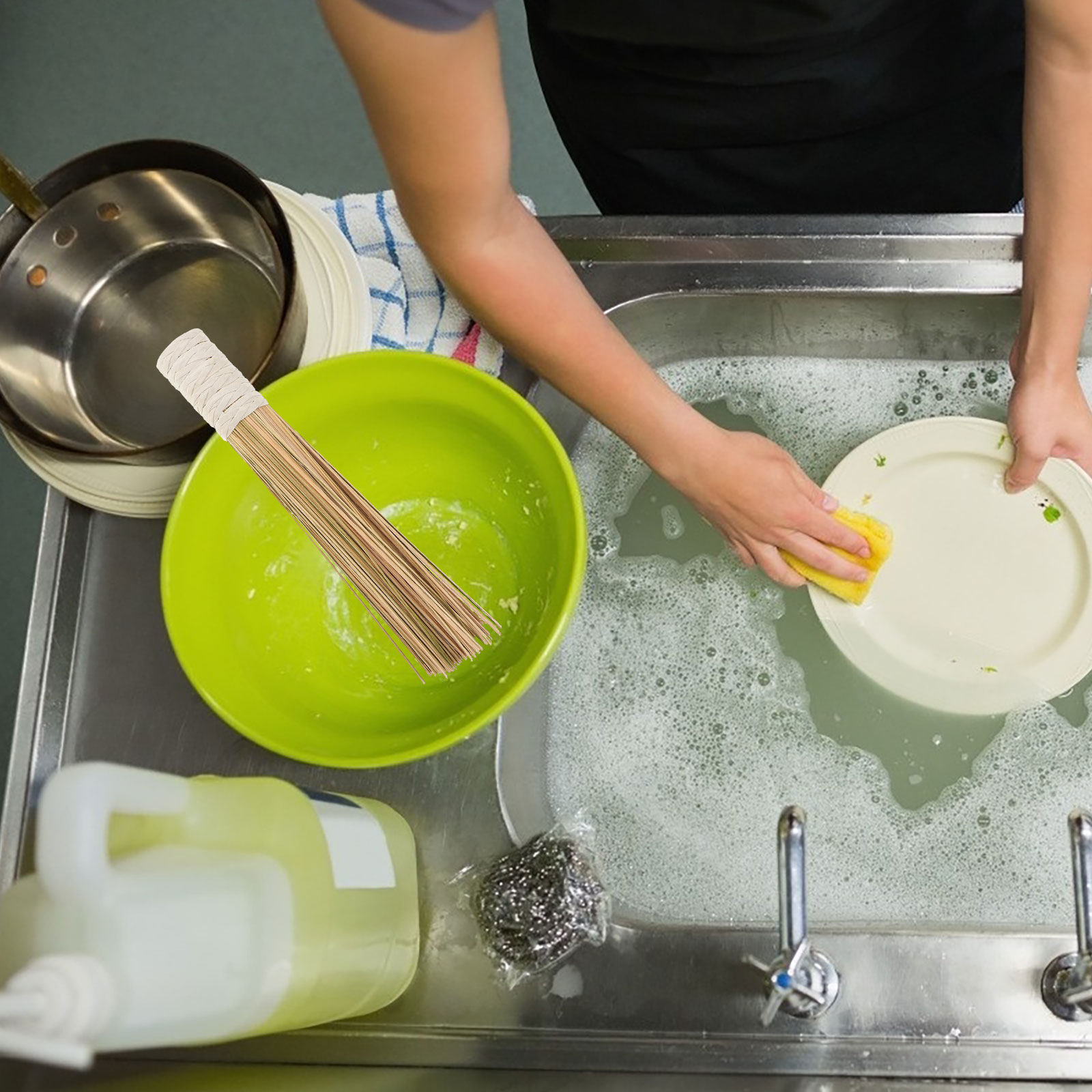 2 Adet Temizlik Ürünleri Fırça - Dish Brush Bamboo incelemesi ve fiyatı